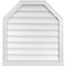 Ekena Millwork Octagonal Top Surface Mount PVC Gable Vent w/ 2"W x 2"P Brickmould Sill Frame, 28"W x 30"H GVPOT28X3003SN - alternate 1